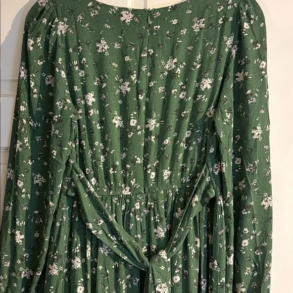 Bohme Floral Green Dress - Picture 6 of 7